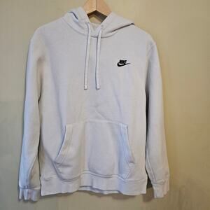 Nike Sportswear Club Pullover Hoodie, Adult Medium White Black